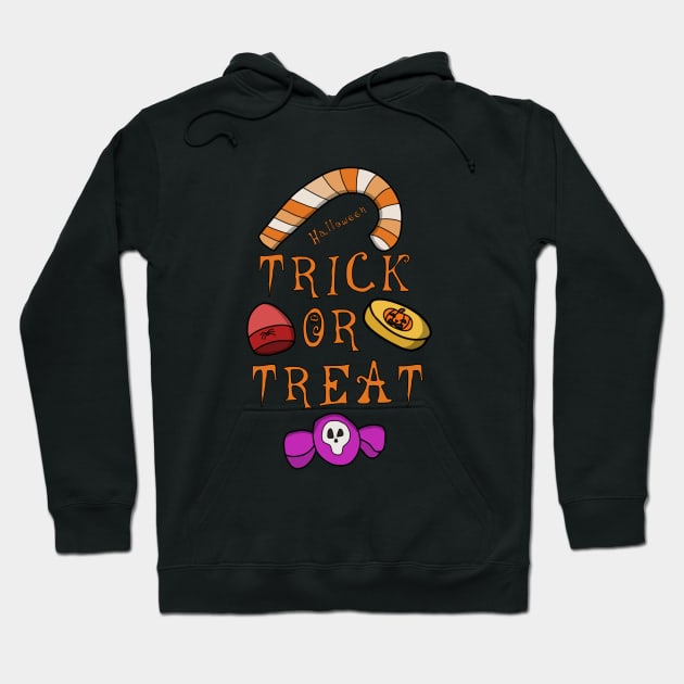 Halloween Trick or Treat Hoodie by DiegoCarvalho